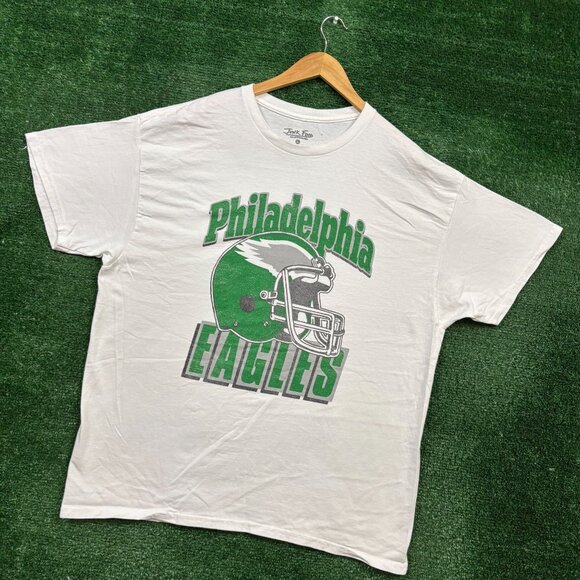 Philadelphia Eagles white T-Shirt Size Large - Picture 3 of 4